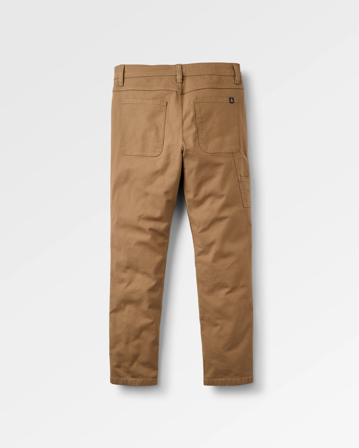 Vantage Cotton Canvas Trouser - Caramel - Flatlay
