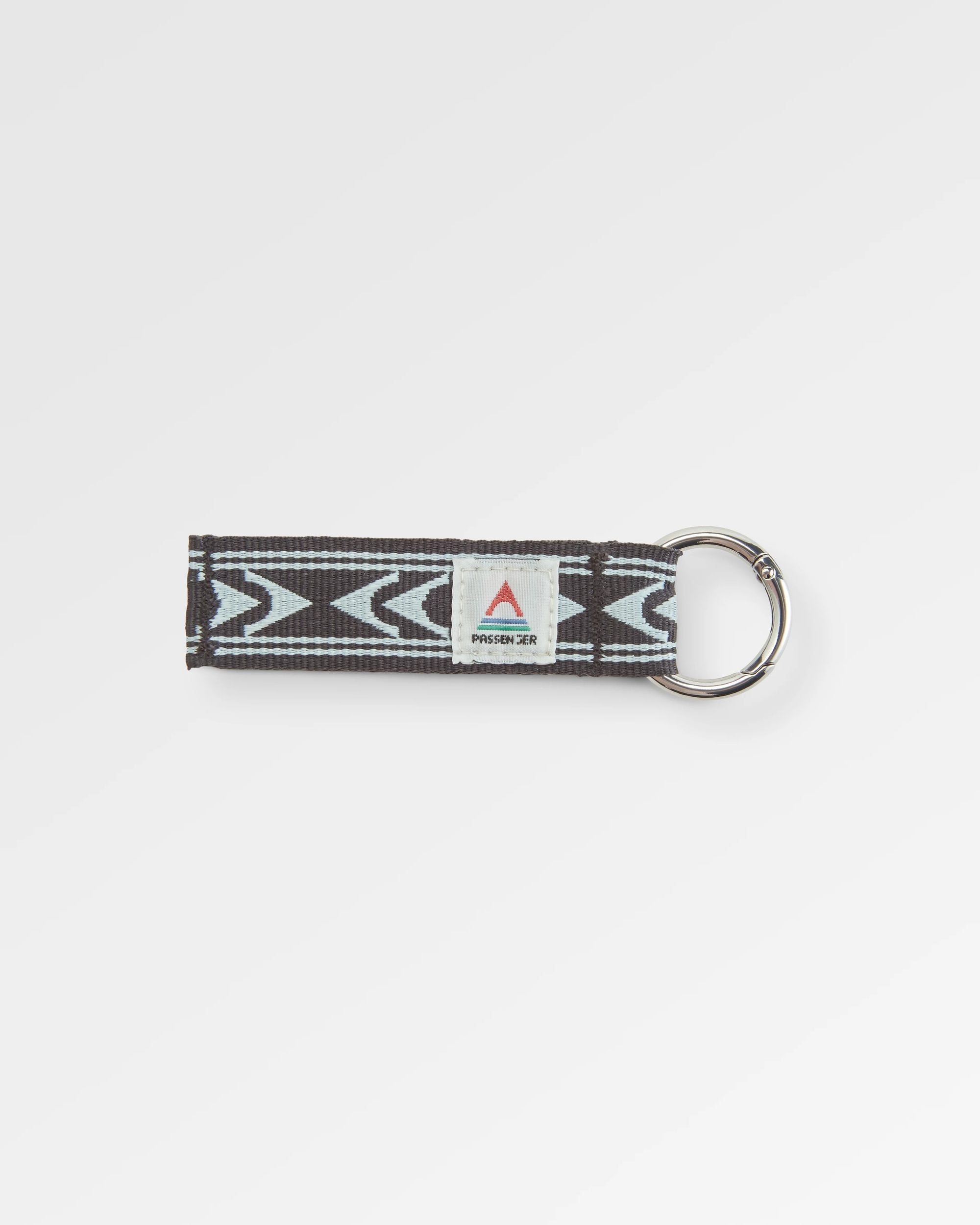 Travel Key Ring - Stepping Stone - Surf Spray/Charcoal - Flatlay