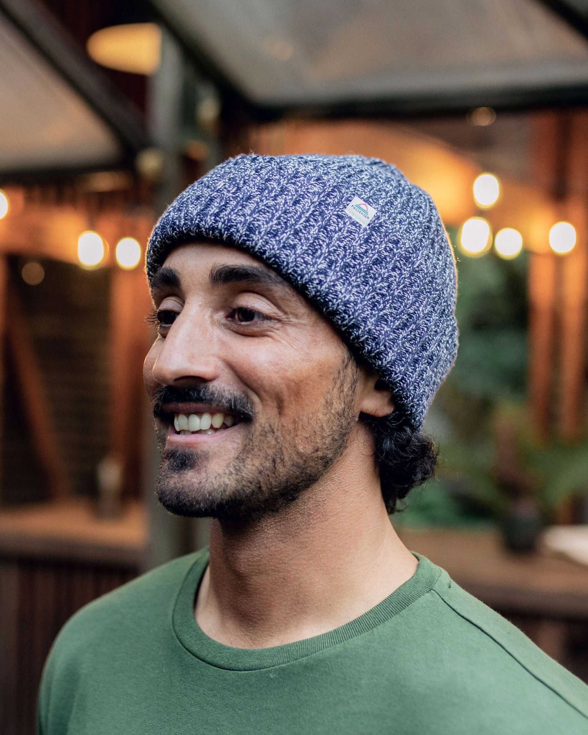 Fisherman Marl Beanie Rich Navy – Passenger - Main Image