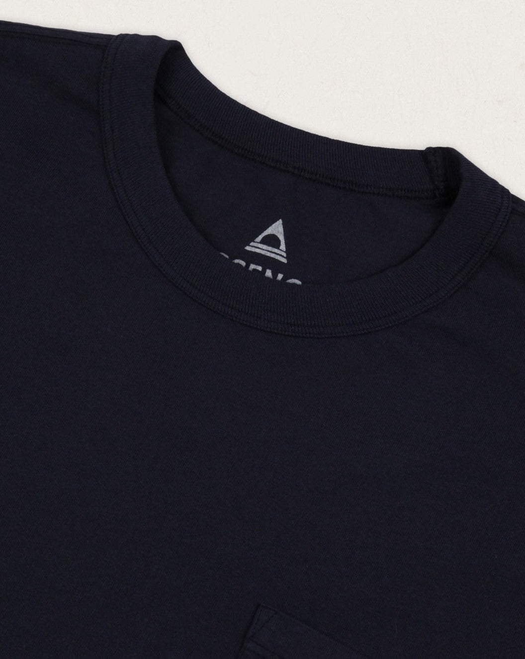 Heritage Recycled Cotton Ls T-Shirt - Deep Navy