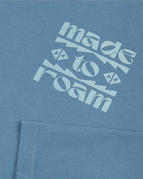 Sunrise Recycled Cotton Ls T-Shirt - Provincial Blue