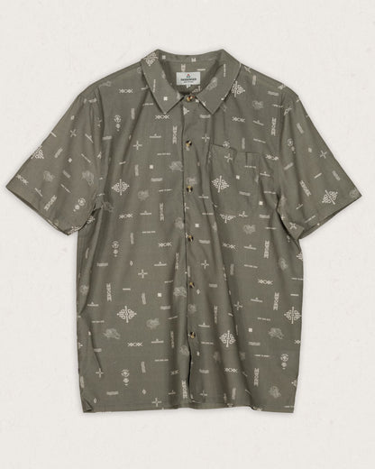 Cove Organic Cotton Shirt - Olive Made To Roam