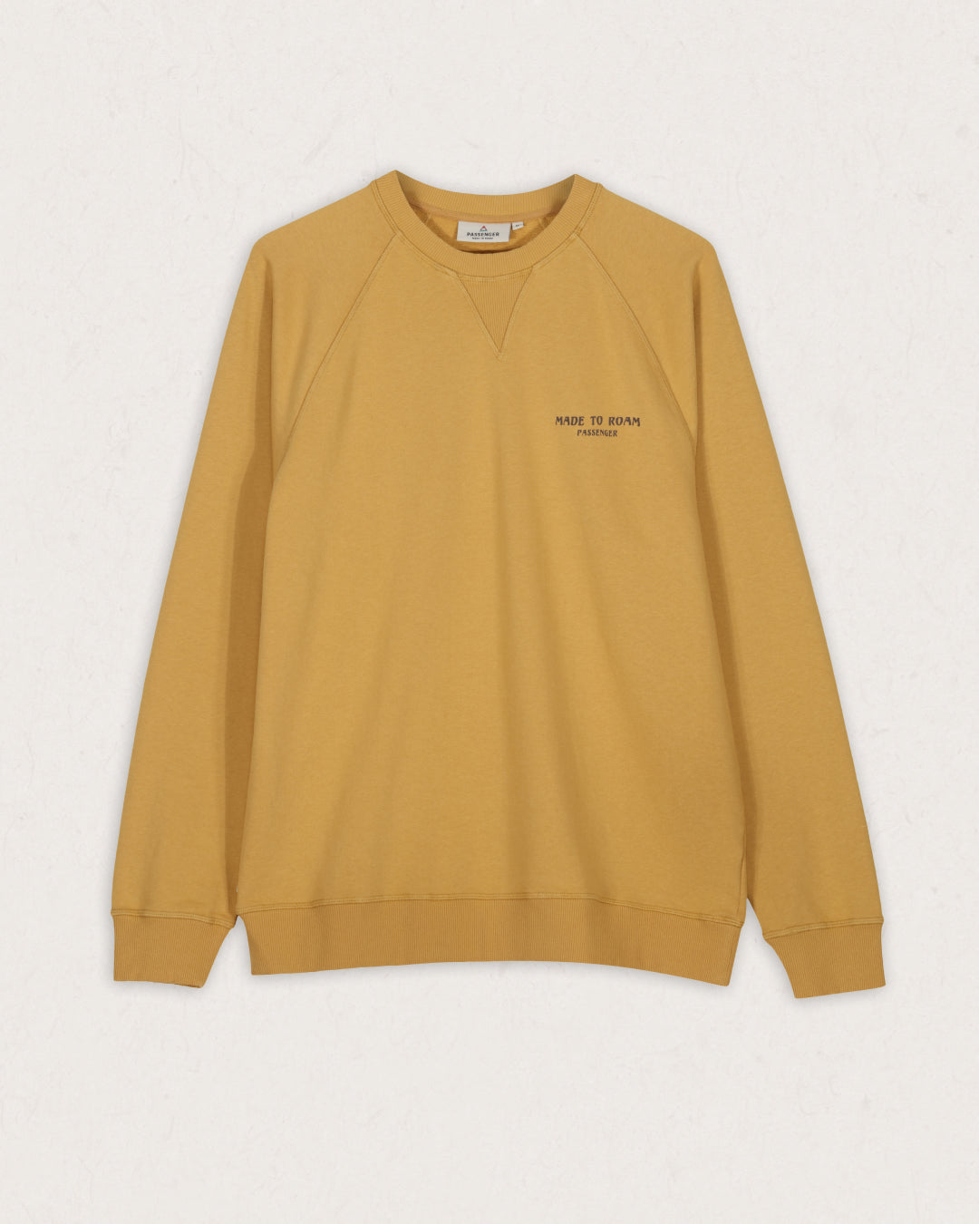 Sundown Recycled Cotton Sweatshirt - Mustard Gold