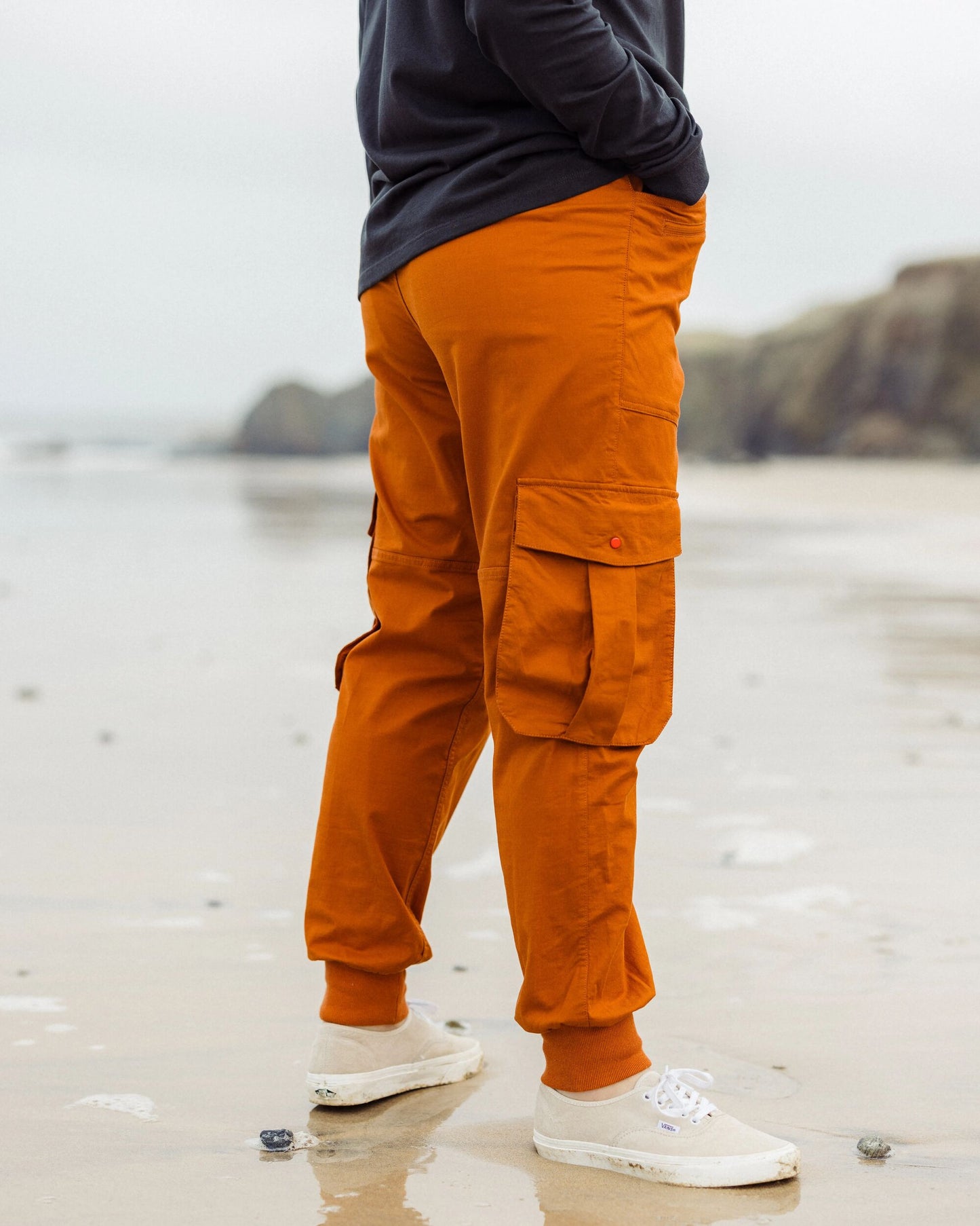 Hydrilla Organic Cotton Trouser - Sunset Orange