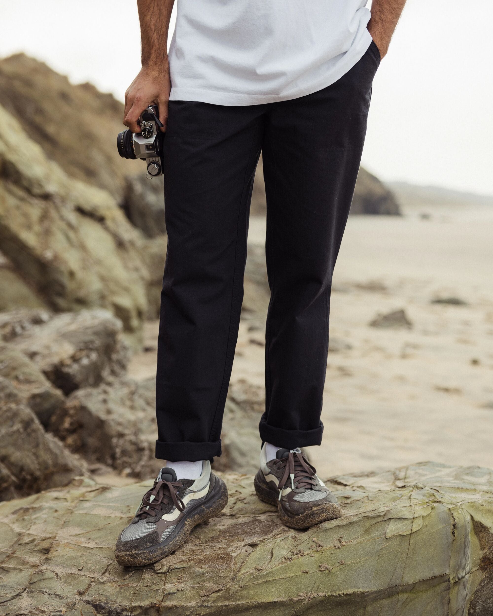 Rif-Raf Ripstop Trouser - Black - Lifestyle
