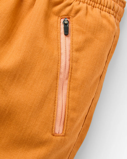 Flaris Cotton Short - Sunrise Orange - Flatlay