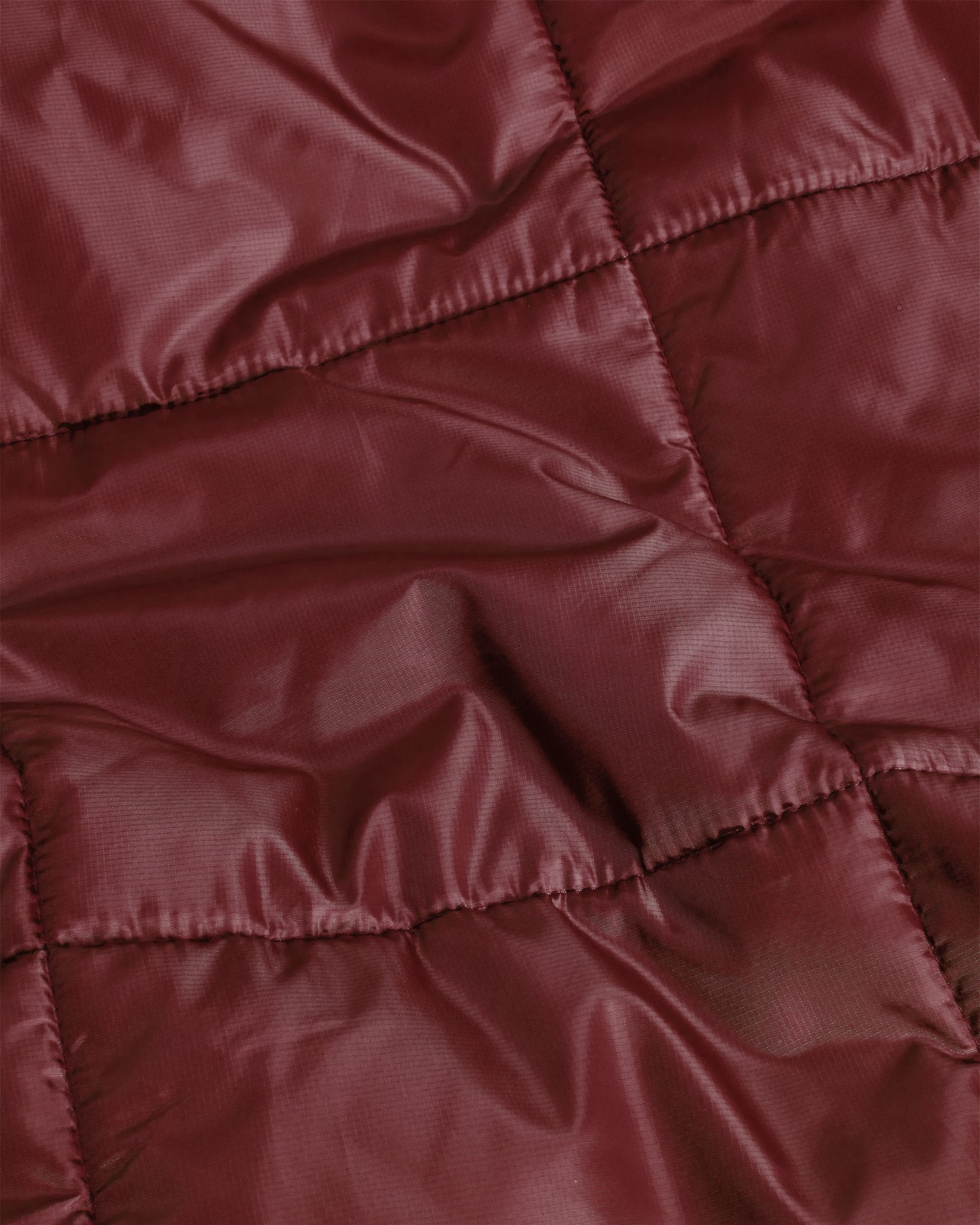 Travel Recycled Ripstop Blanket - Wine - Flatlay