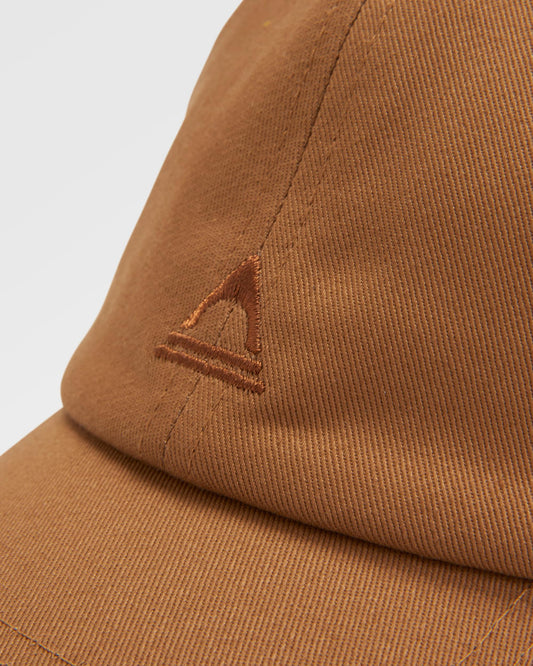 Classic Recycled Cotton Snapback Cap - Toffee