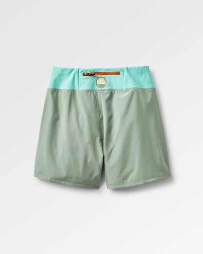 Roundtrip Recycled Trail Short - Pistachio - Flatlay