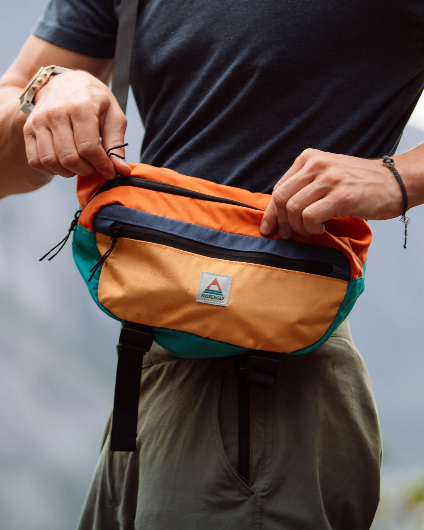 Boondocker Recycled Hip Pack - Multi-Colour - Lifestyle - Male