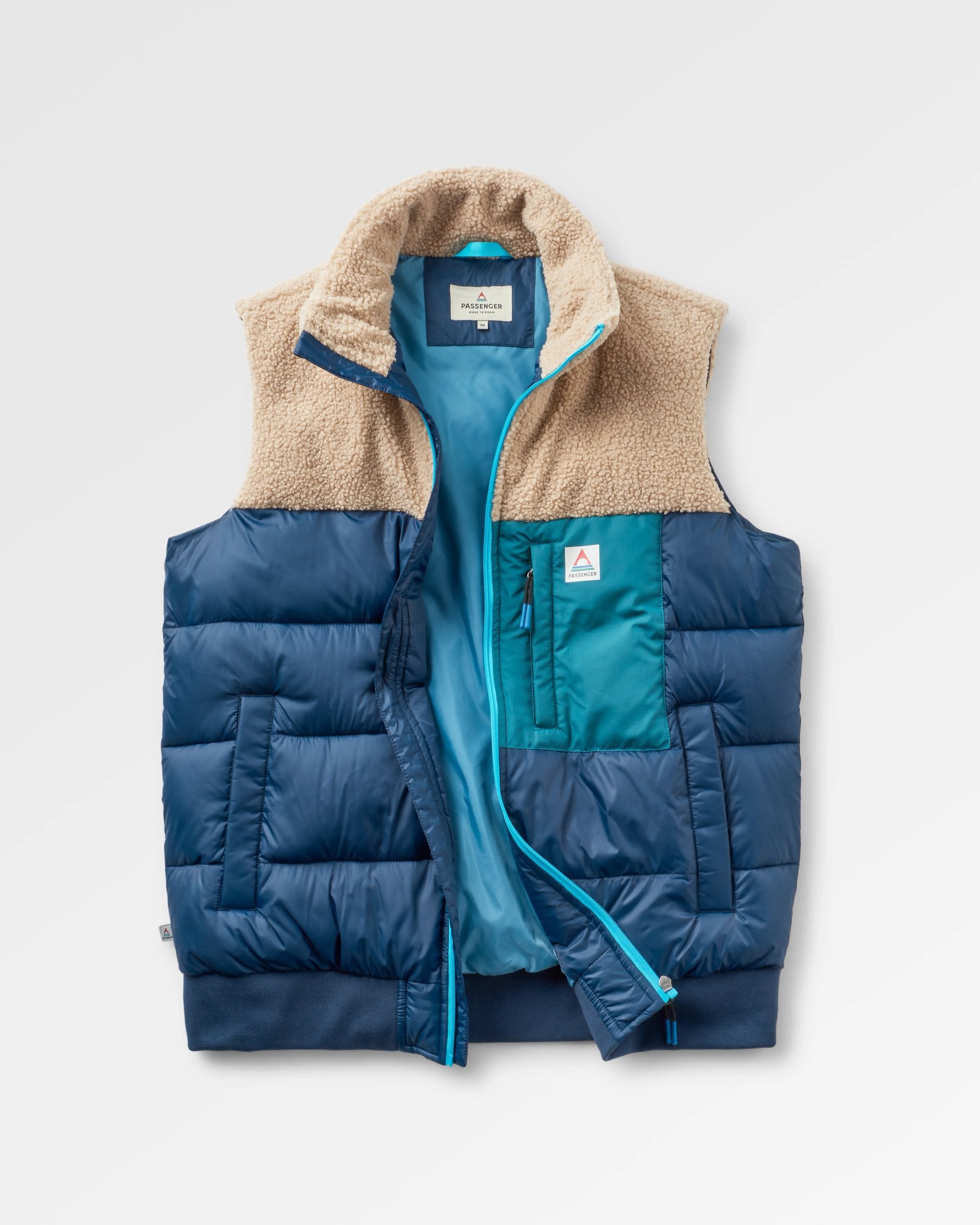Inspire Recycled Insulated Vest - Rich Navy - Flatlay