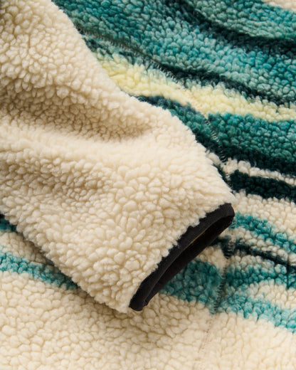 Offroad Recycled Sherpa 1/2 Zip Fleece 2.0 - Reflection Birch - Flatlay