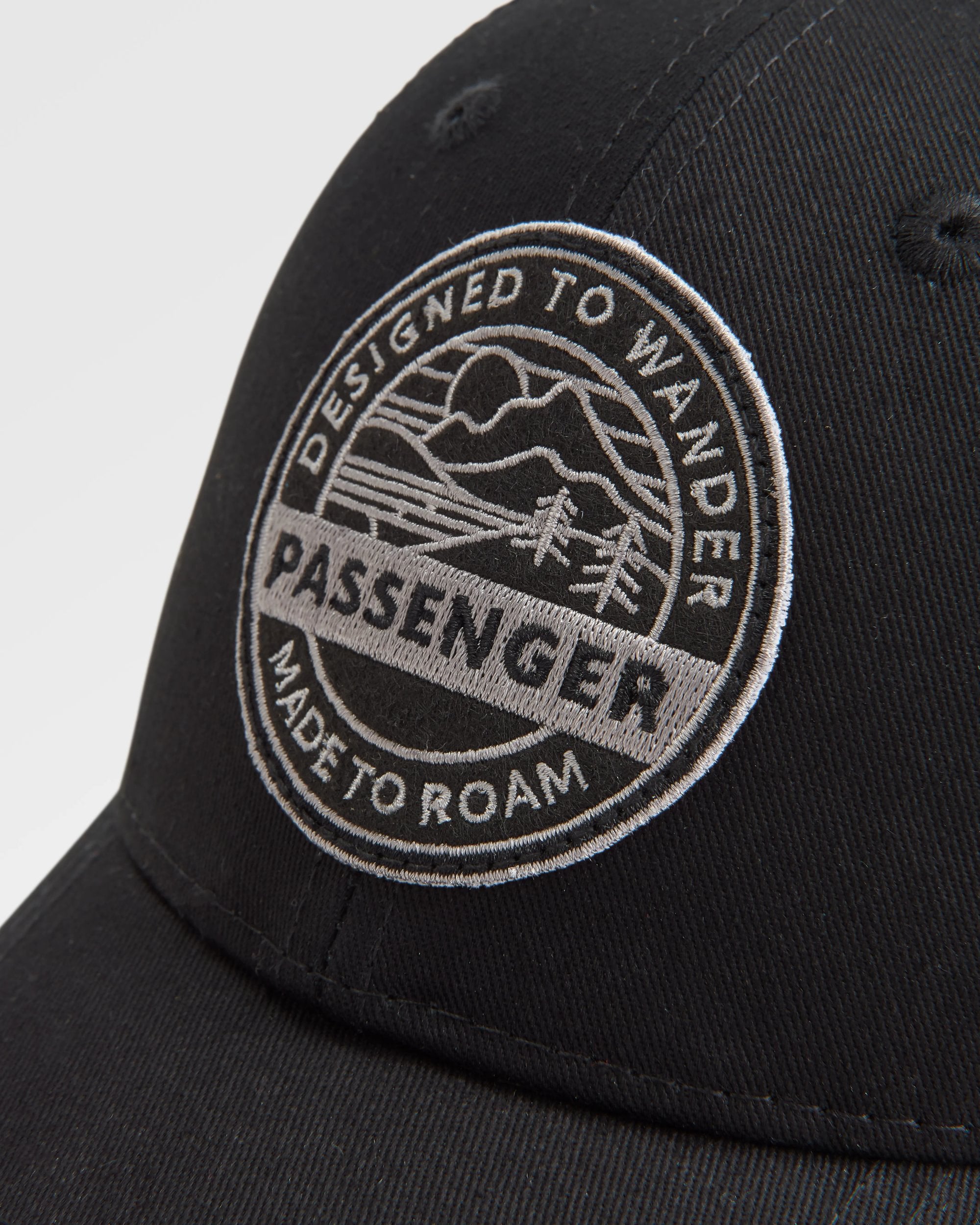 Odyssey Mesh Snapback Cap - Black - Flatlay