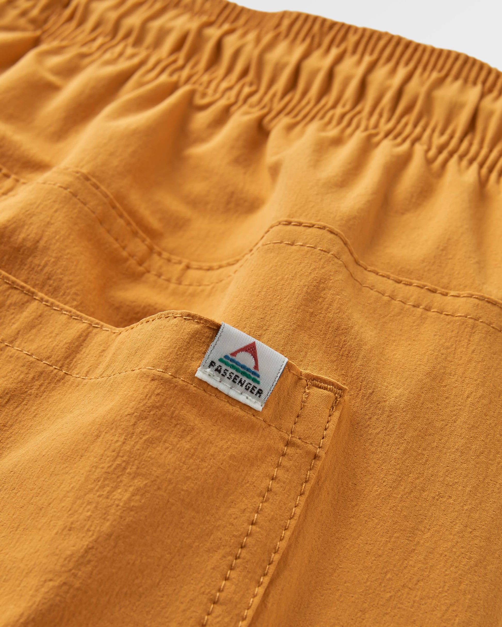 Drifter Beach Linerless Short - Spruce Yellow - Flatlay