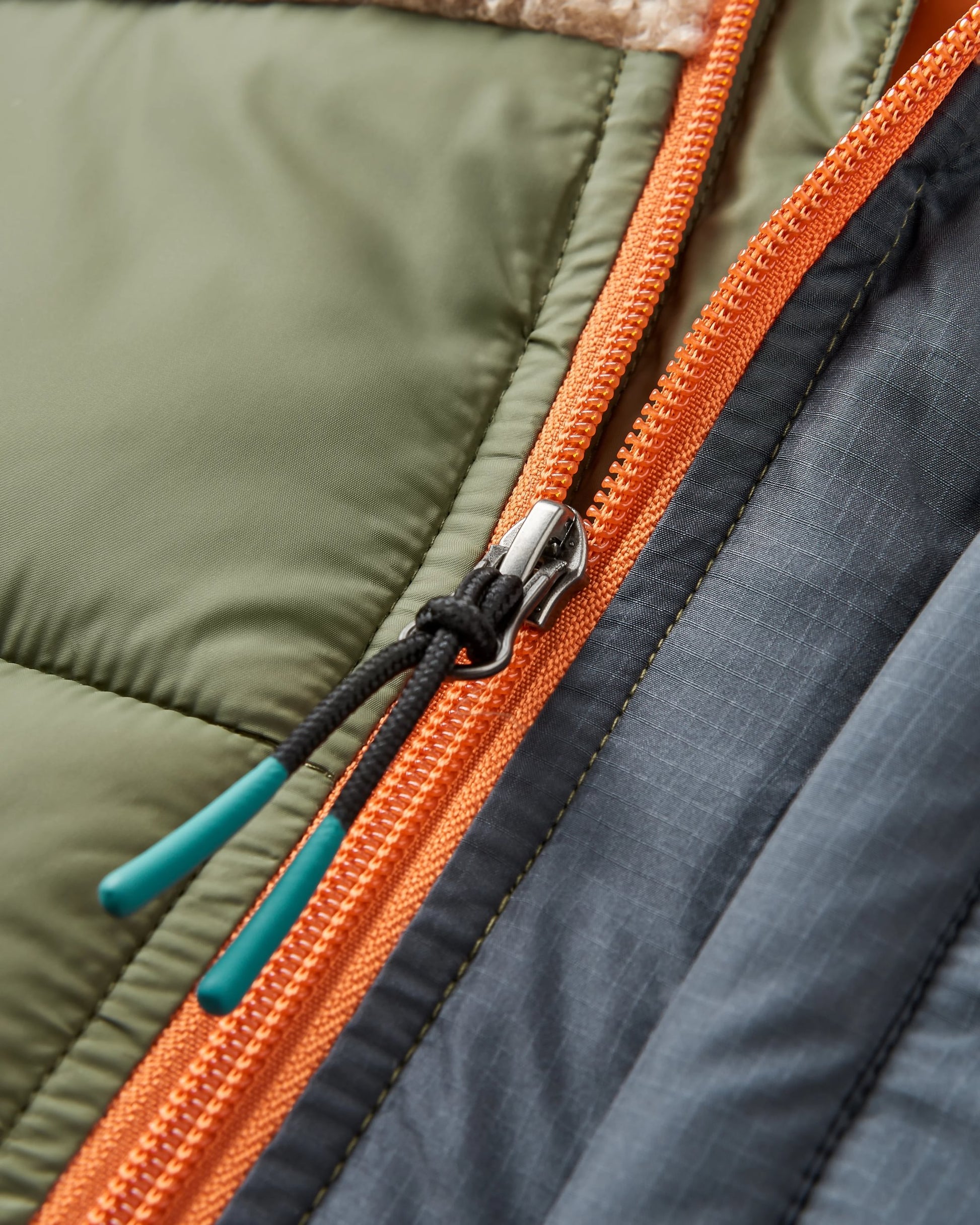 Inspire Recycled Insulated Vest - Dusty Olive - Flatlay