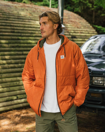 Dylan Insulated Full Zip Jacket Burnt Orange – Passenger