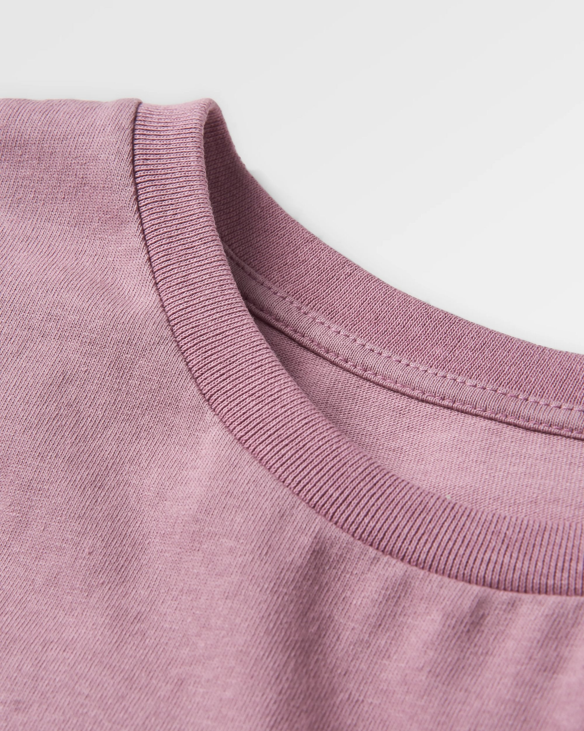 Yuca Recycled Cotton T-Shirt - Grape - Flatlay