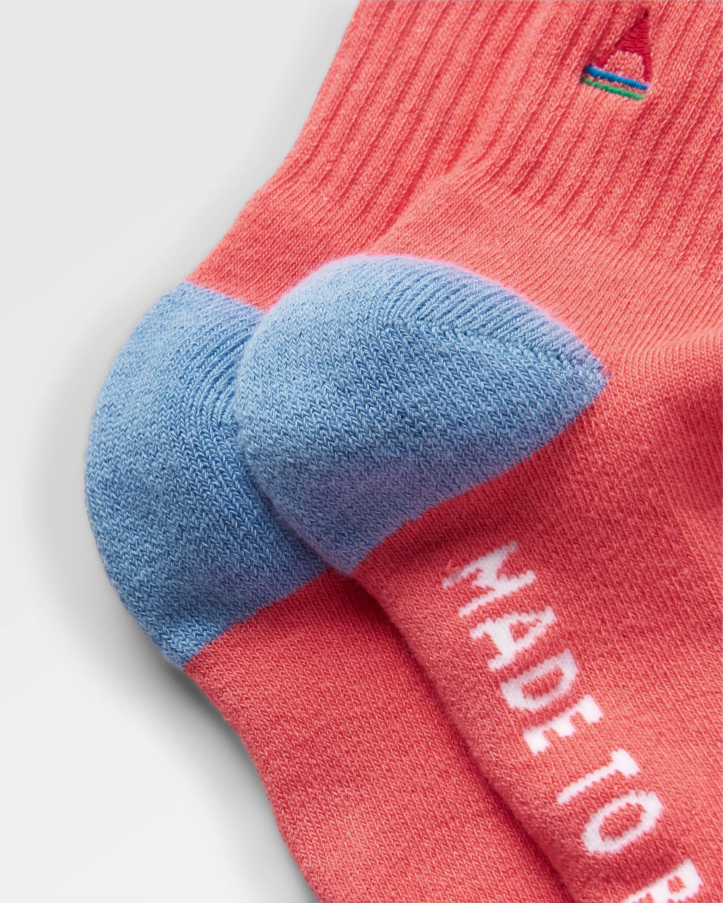 Organic Mid-weight Crew Socks - Shell Pink