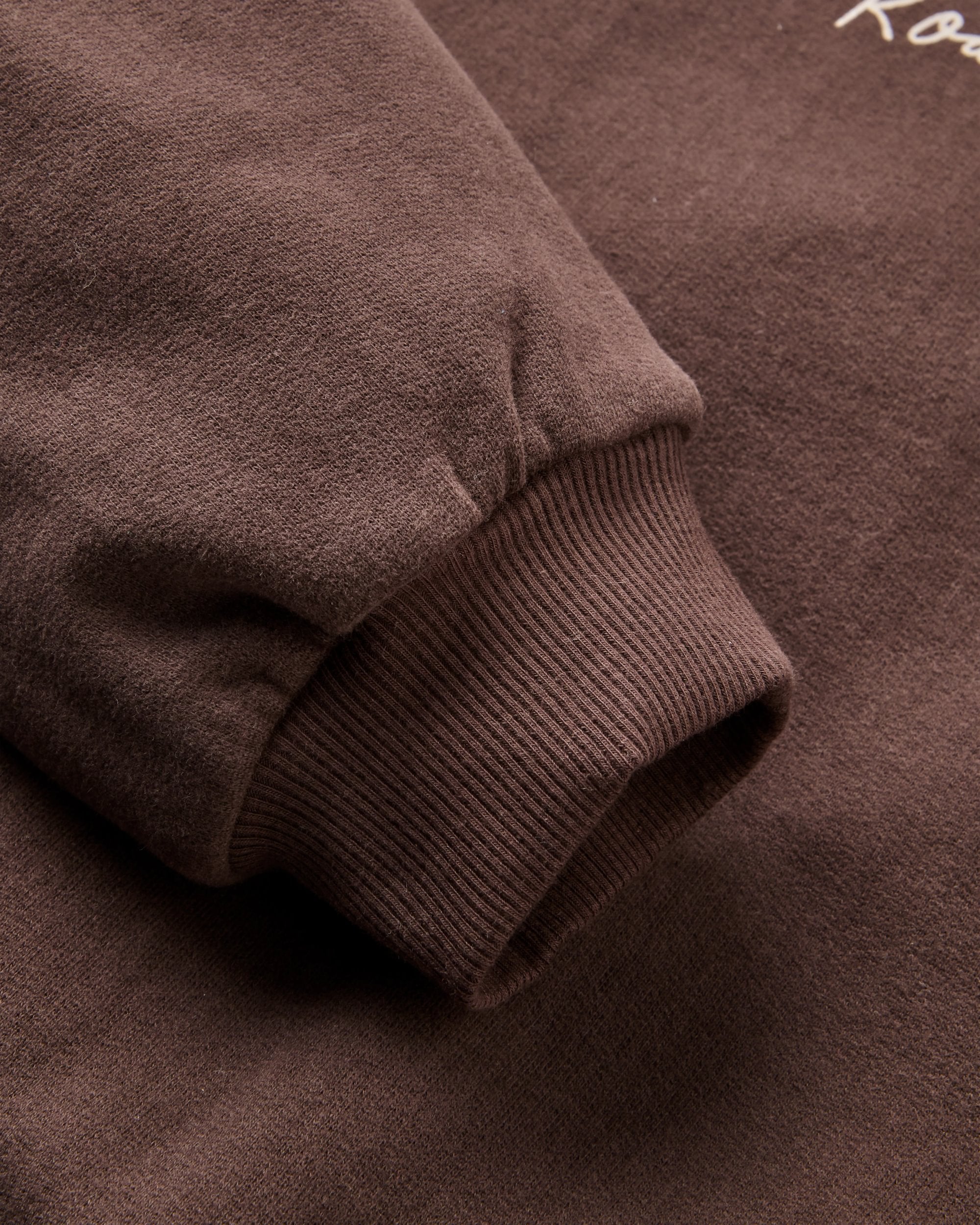 Roam Further Sweatshirt - Espresso - Flatlay