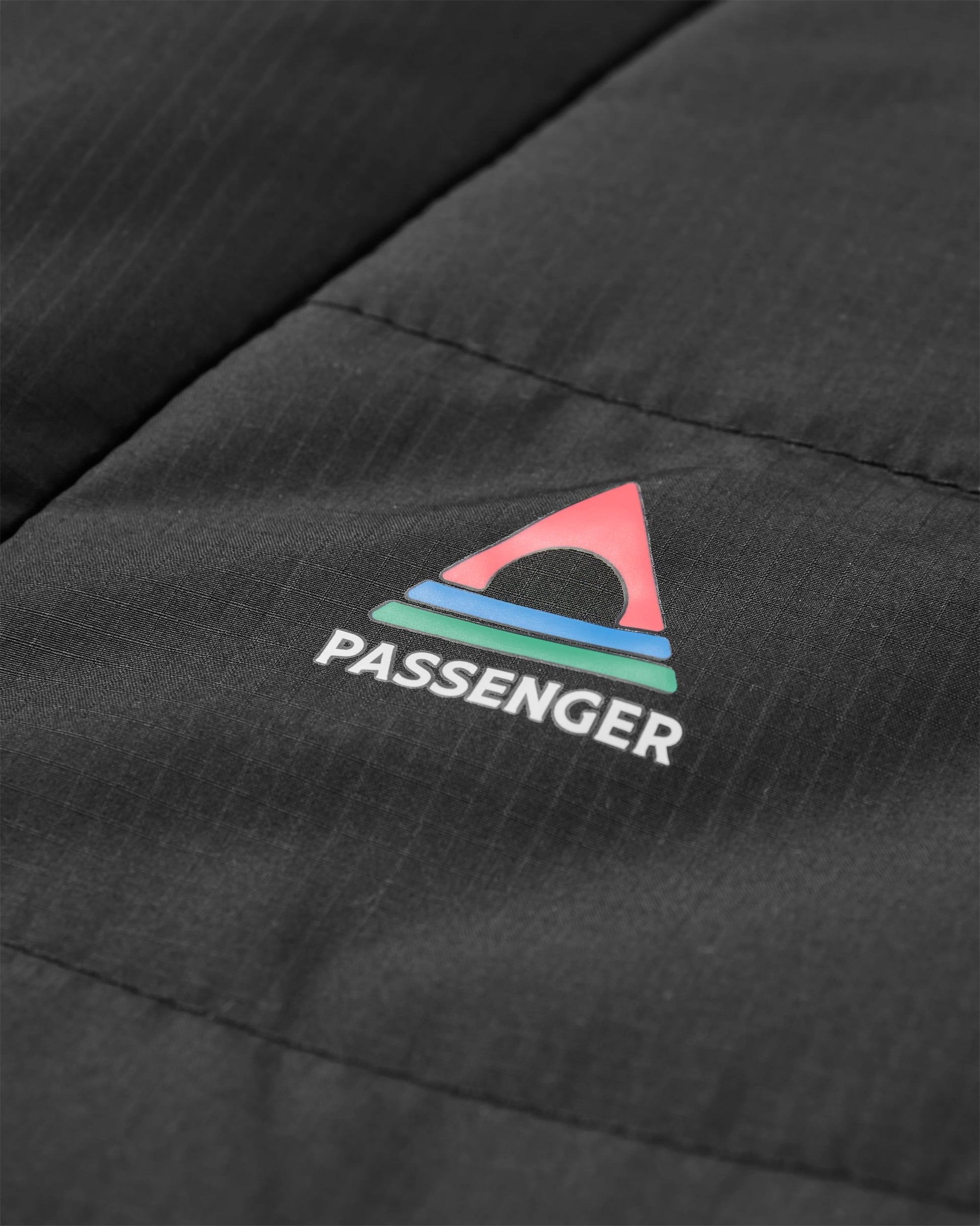 Oceanic Recycled Insulated 1/2 Zip Jacket - Black/Retro Orange  - Flatlay