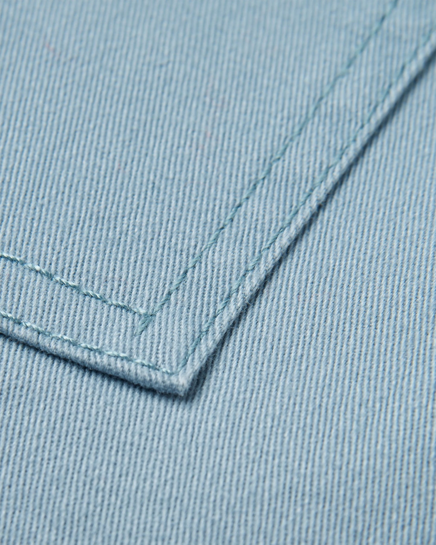 Carriso Organic Cotton Shorts - Faded Denim - Flatlay