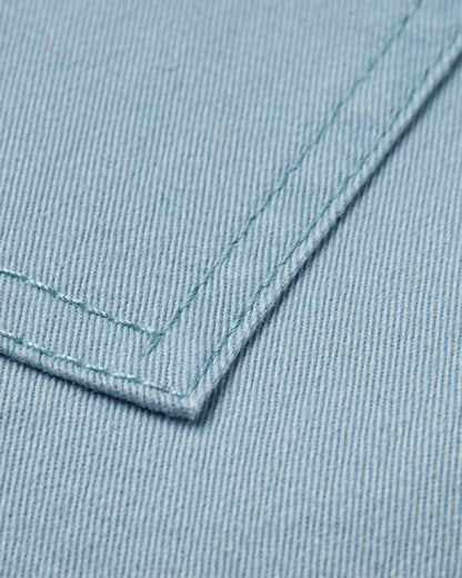 Carriso Organic Cotton Shorts - Faded Denim - Flatlay