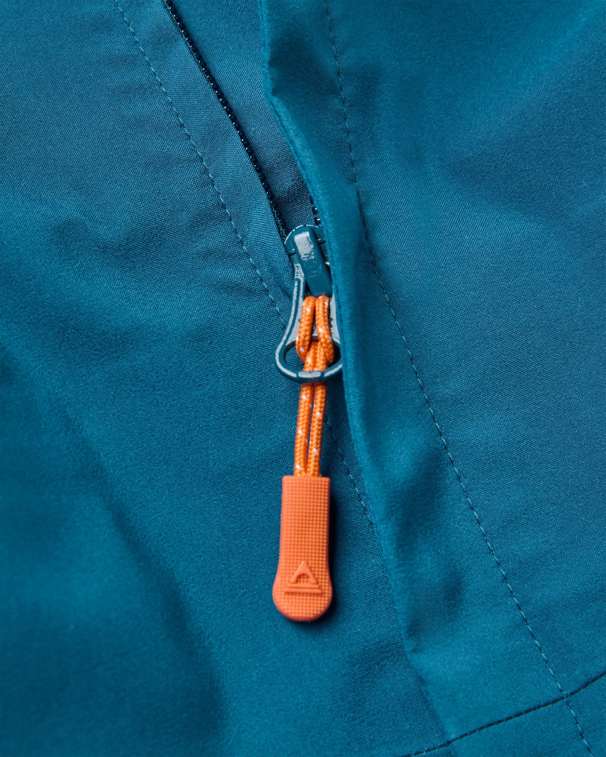 Five Season Recycled Waterproof Jacket - Tidal Blue - Flatlay