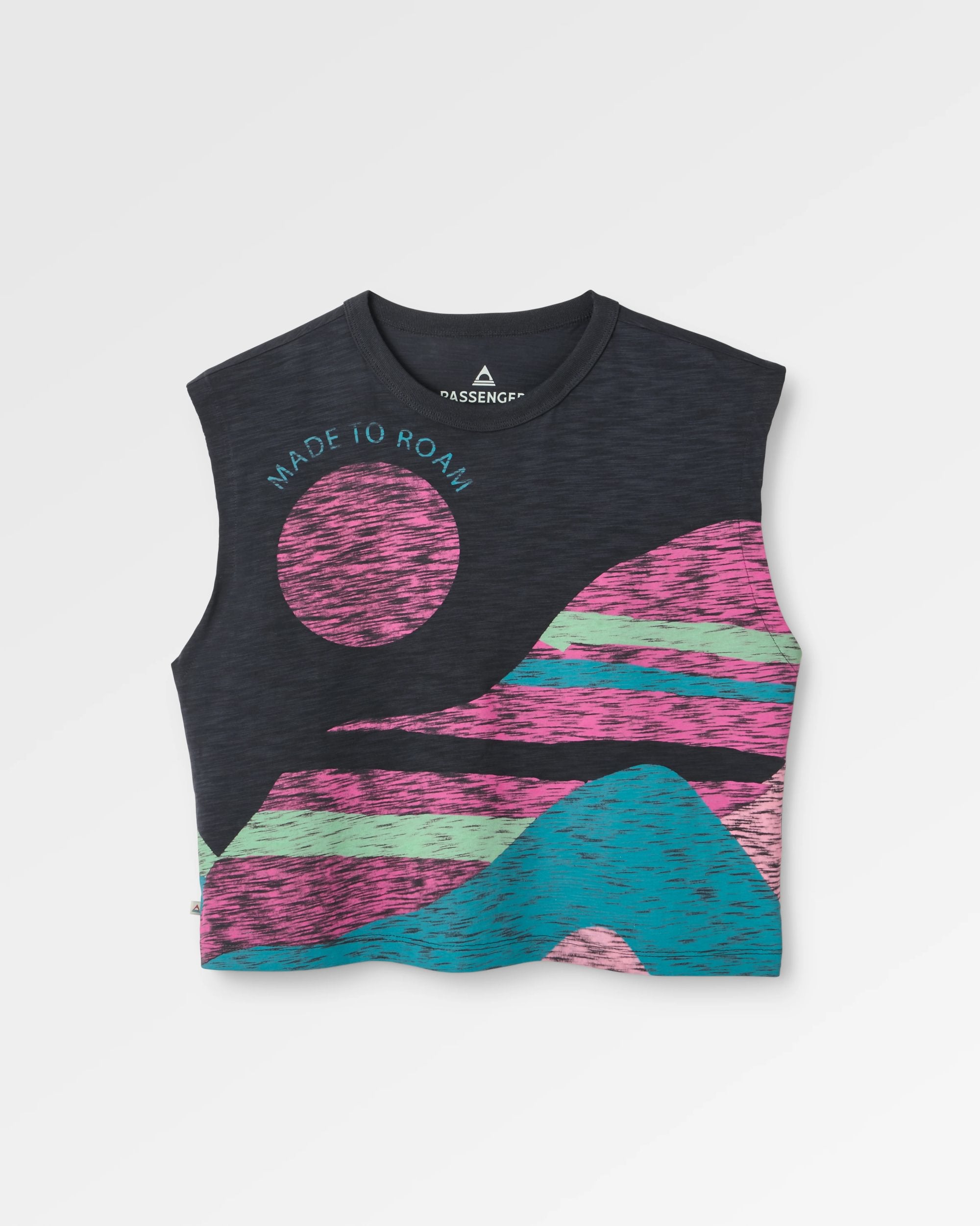 Ride and Climb Top – Verwaschenes Schwarz
