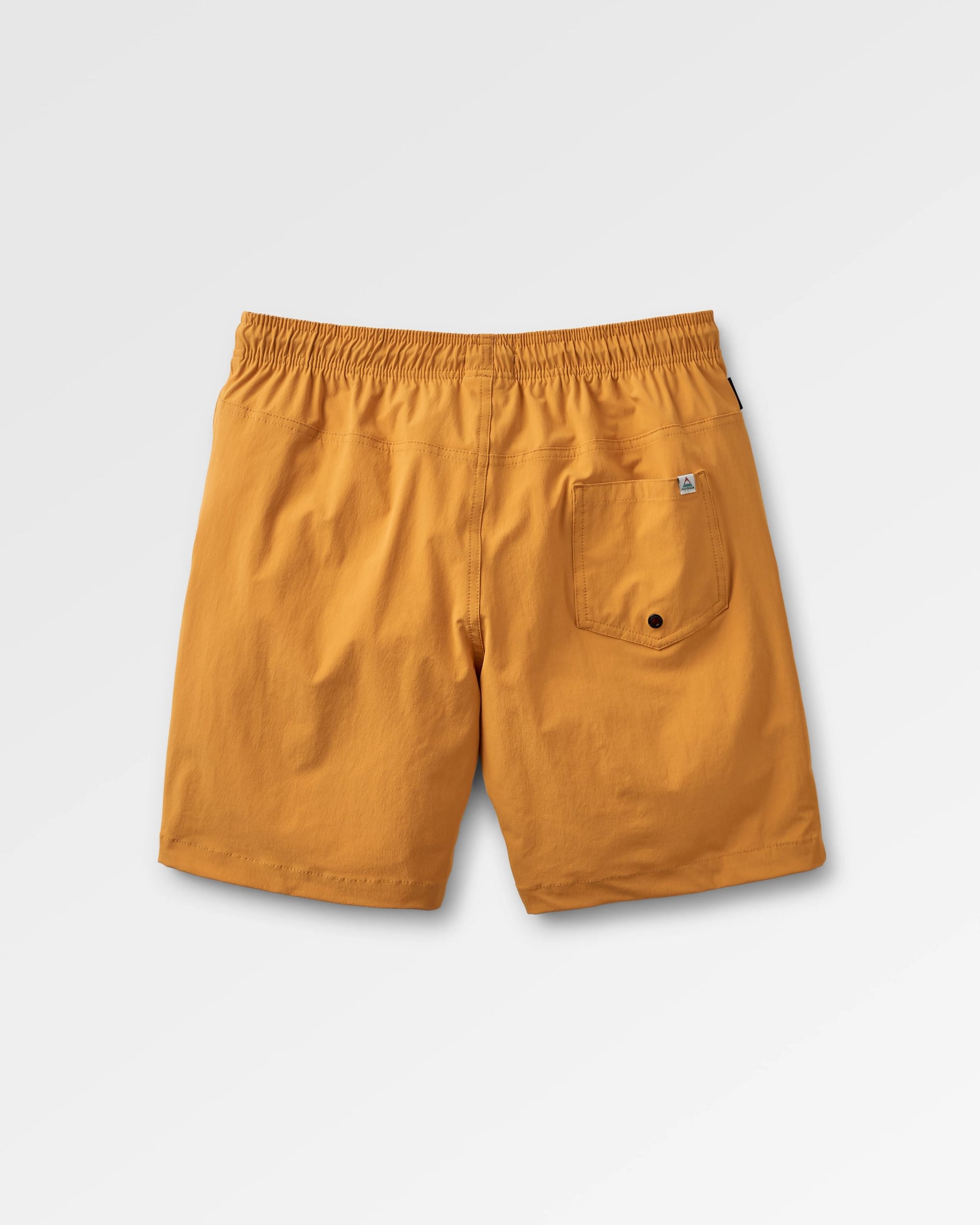 Drifter Beach Linerless Short - Spruce Yellow - Flatlay