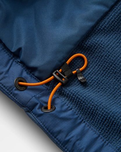 Shasta Lightweight Thermore® Insulated Hoodless Jacket - Rich Navy/Dark Denim - Flatlay
