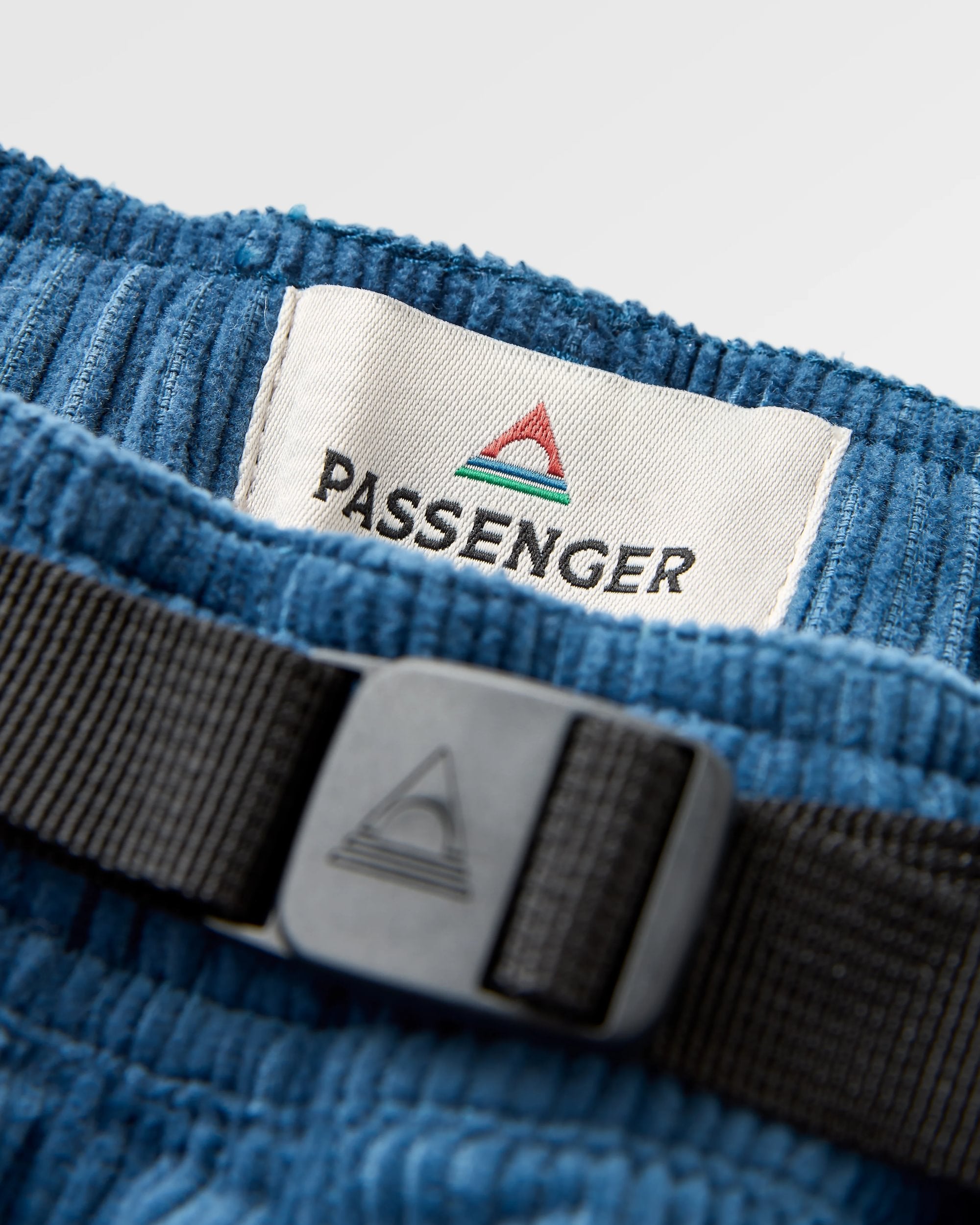 Shack Cord Short - Dark Denim - Flatlay