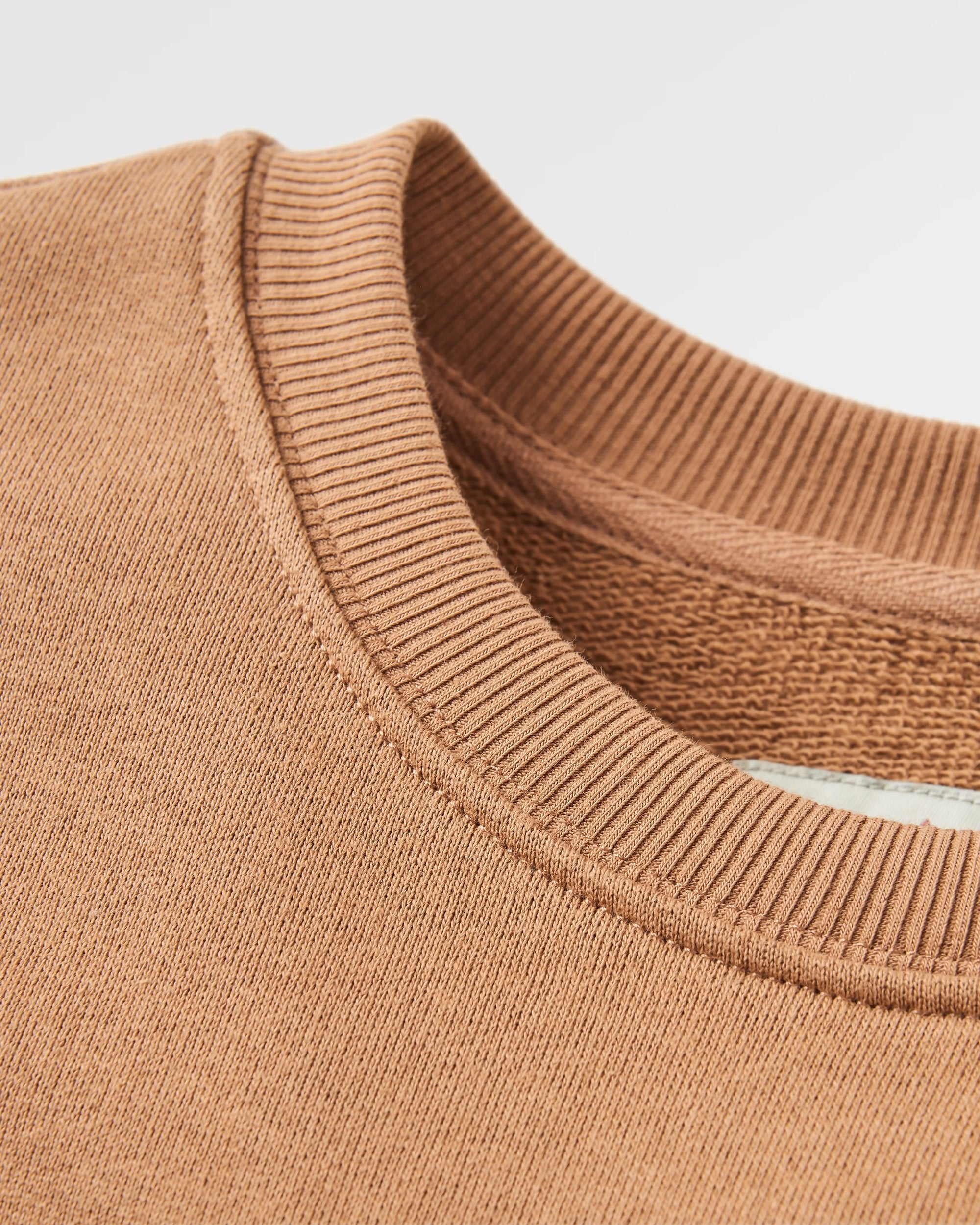 Dune Loopback Sweatshirt - Toffee - Flatlay