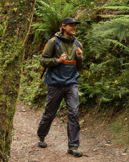 Gusto Recycled Windshell Trouser - Charcoal - Lifestyle