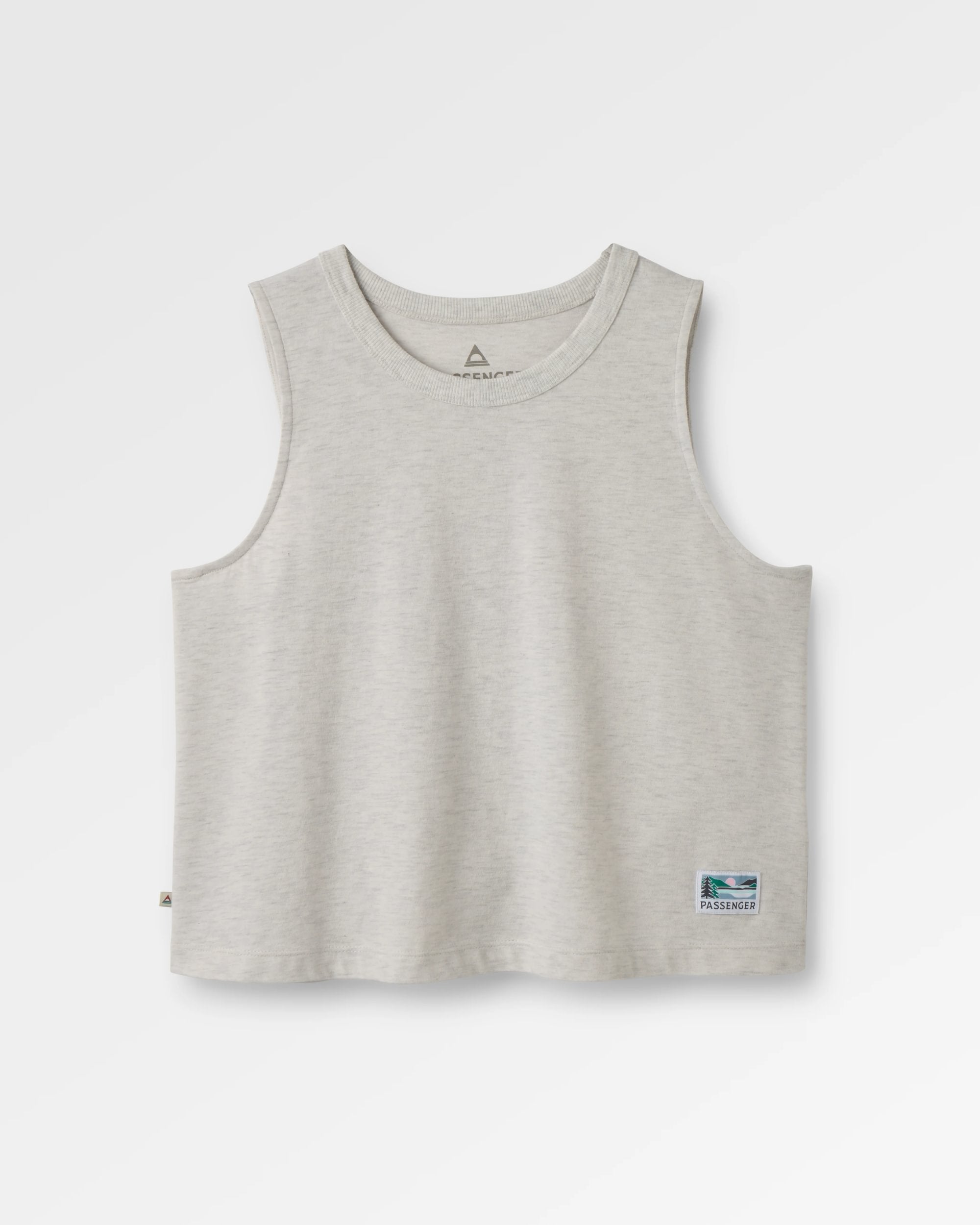 Legacy Vest - Light Grey Marl - Flatlay