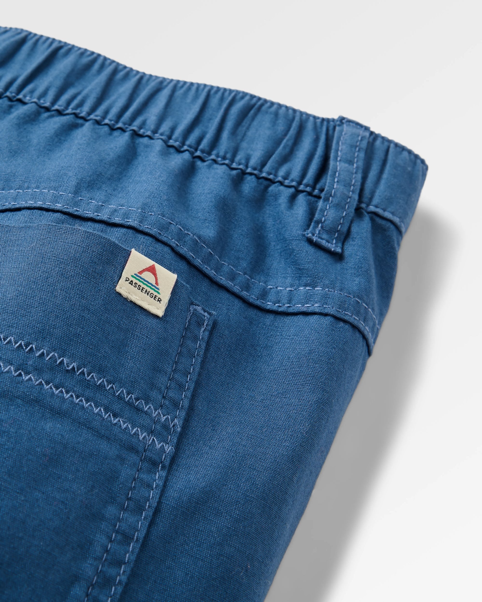 Lani Light Cotton Short - Dark Denim - Flatlay