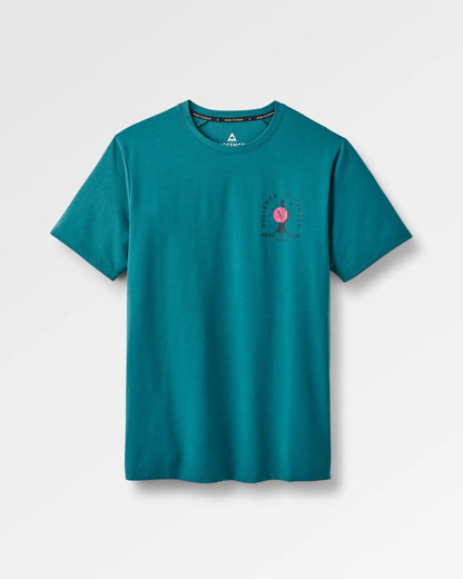 Ridescape Men's Active T-Shirt - Mediterranean - Flatlay