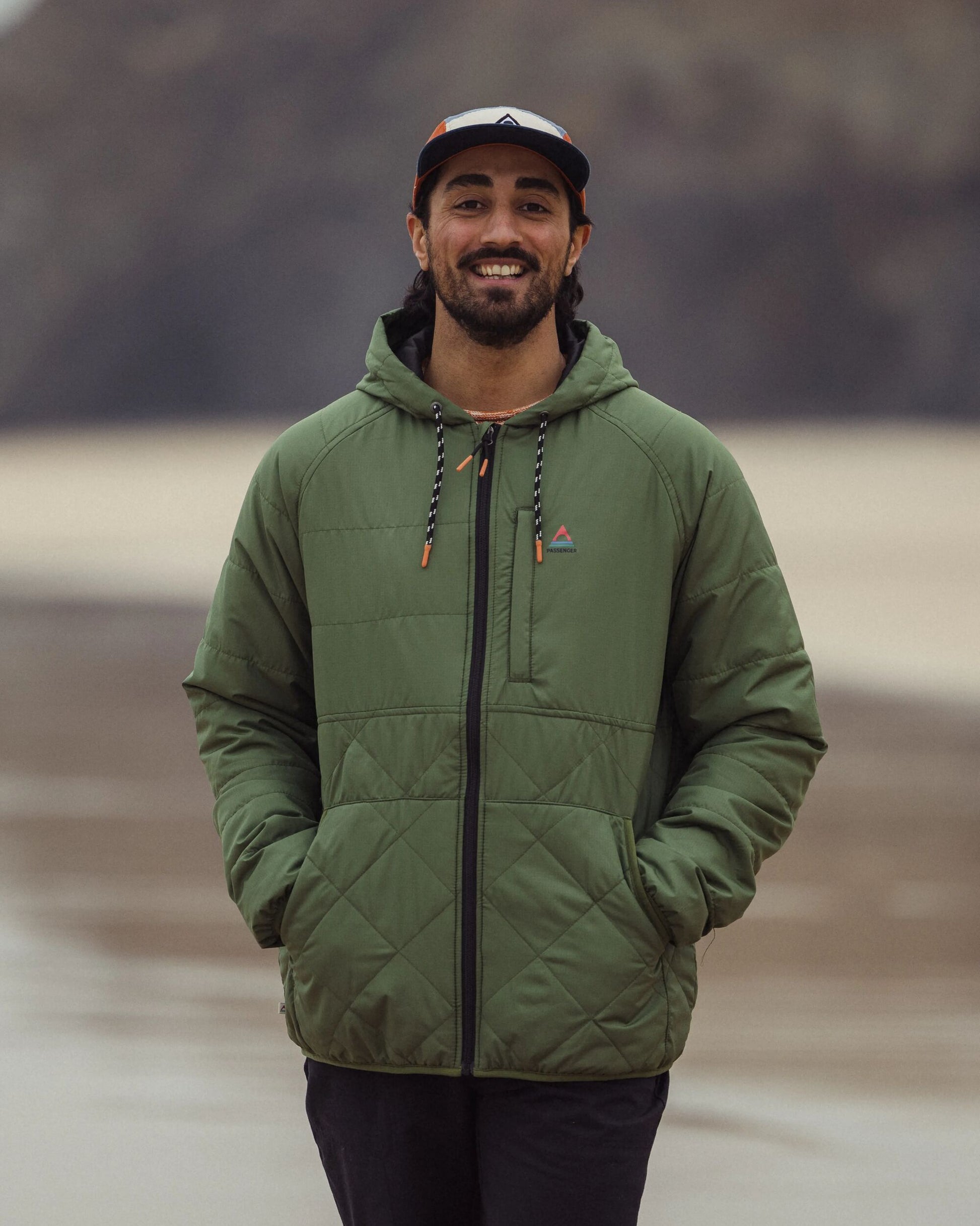 Dylan Recycled Insulated Full Zip Jacket - Wild Green