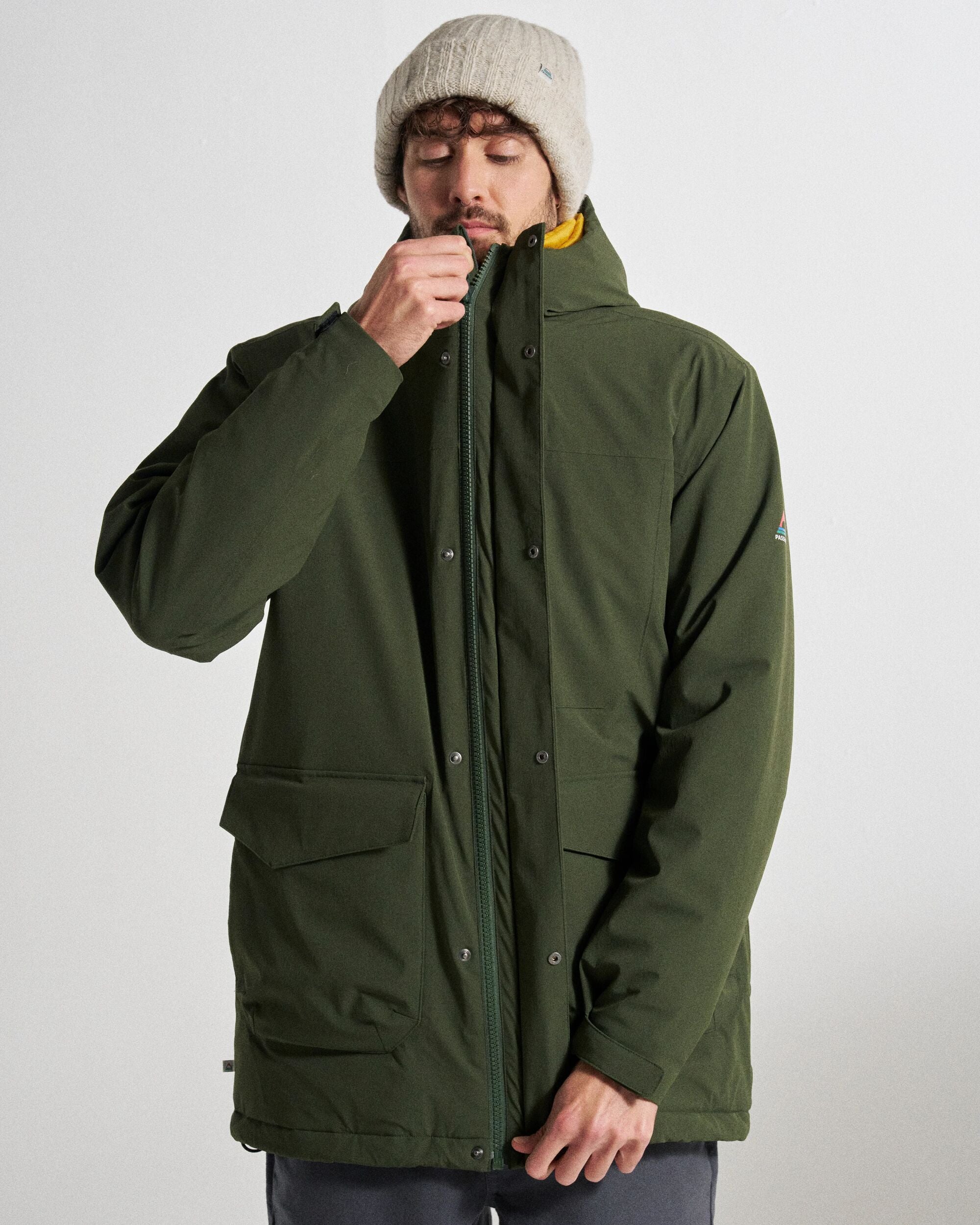 新品　BRIEFING WS WR KNIT PARKA M Rainier Waterproof Parka Fir Tree – Passenger