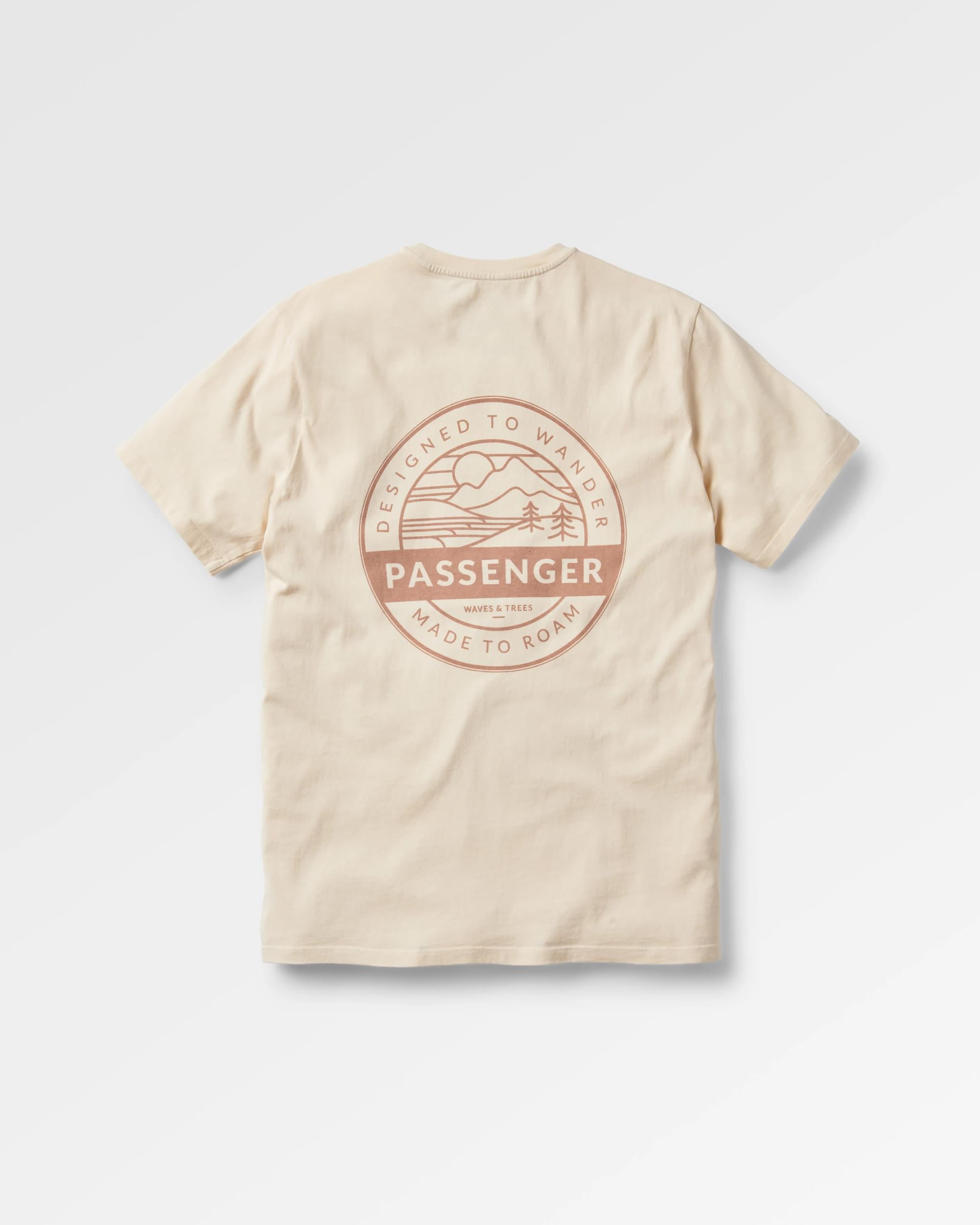 Odyssey Recycled Cotton T-Shirt - Birch - Flatlay