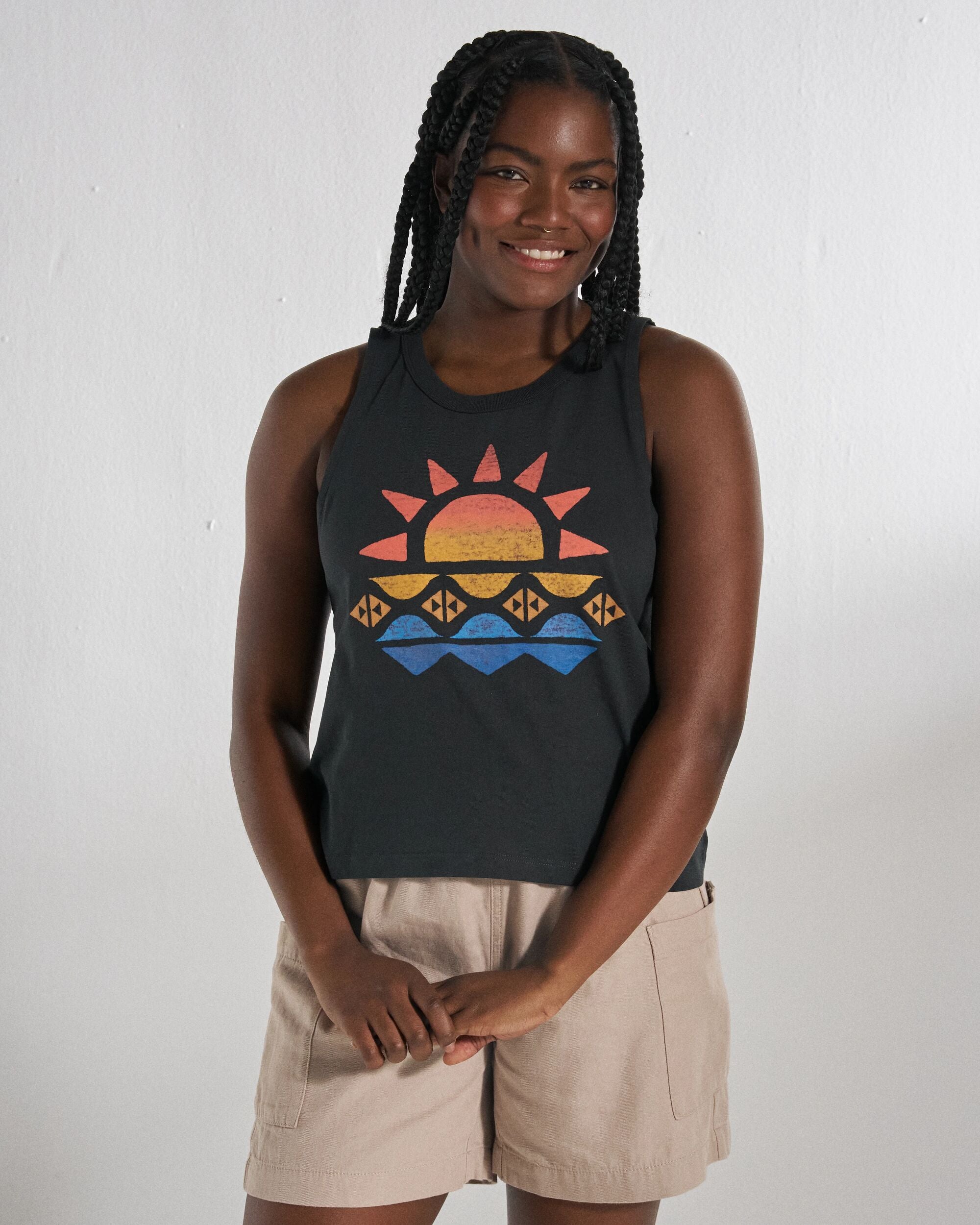 Sunray Vest - Black - Studio Model