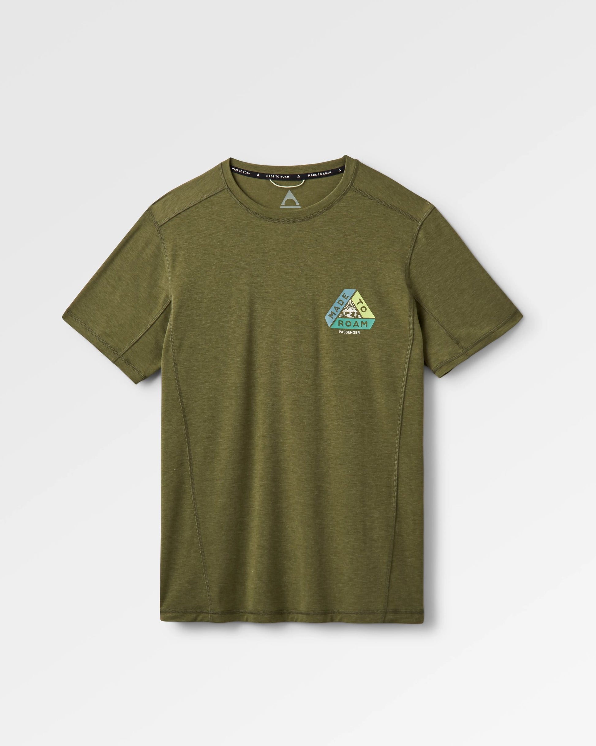 Kirkwood Textured Active T-Shirt - Khaki