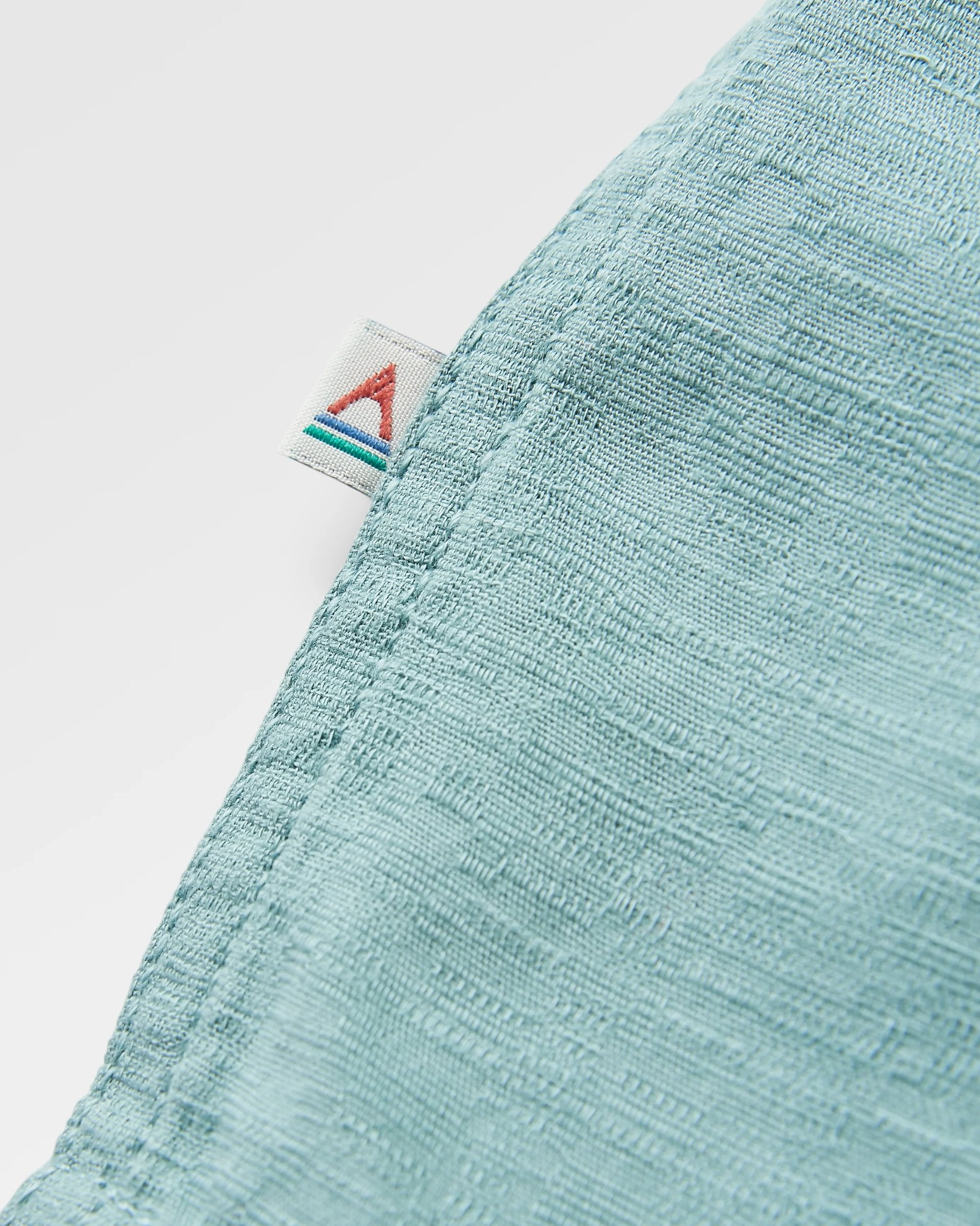 Cove Organic Cotton Textured Shirt - Arctic - Flatlay