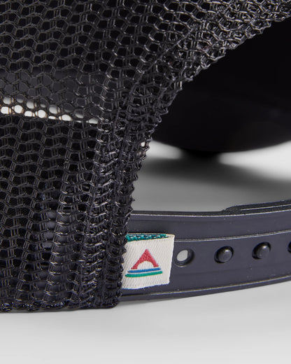 Elements Core Trucker - Triangle Patch - Black - Flatlay