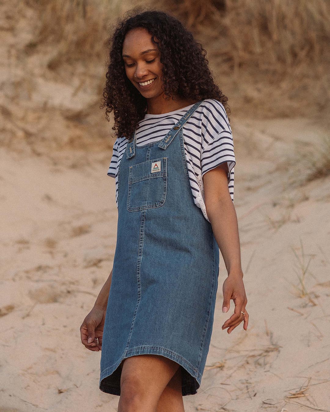 Denim dungaree clearance dress