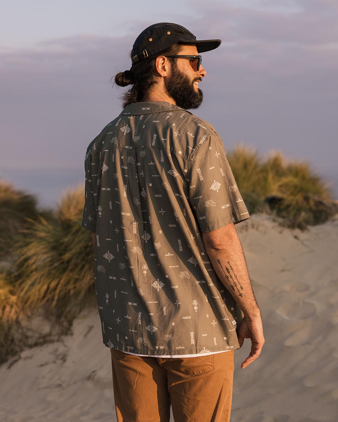 Cove Organic Cotton Shirt - Olive Made To Roam