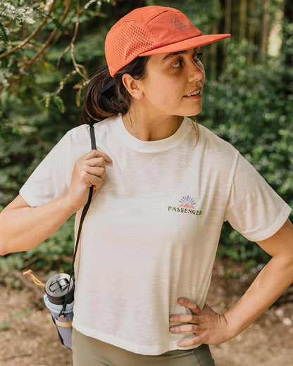 Womens_Beyond Organic 5 Panel Cap - Warm Orange