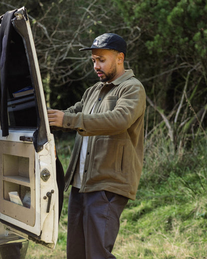 Adapt Recycled Polartec® Overshirt  - Dark Olive - Lifestyle