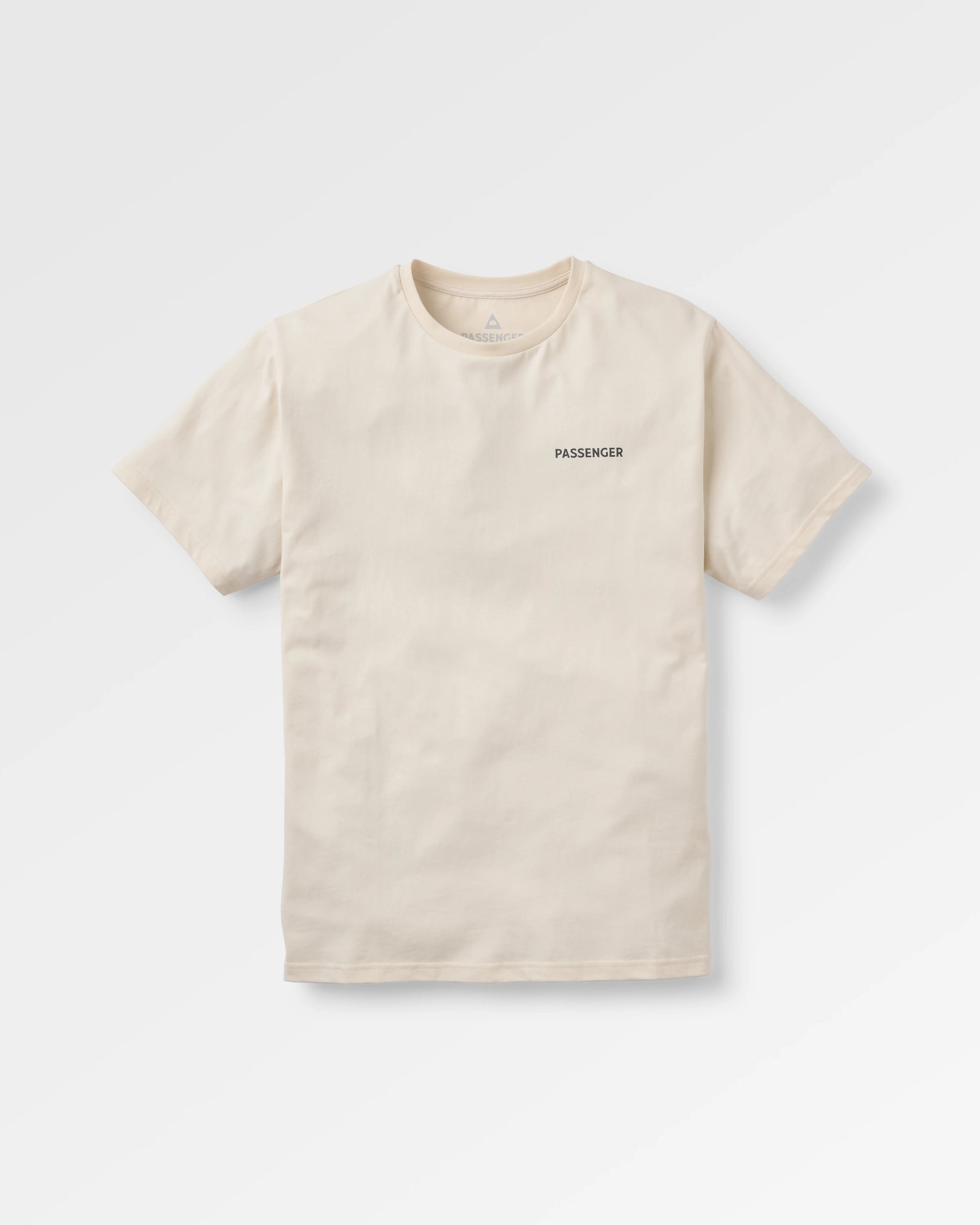 Cutout Organic Cotton T-Shirt - Birch - Flatlay