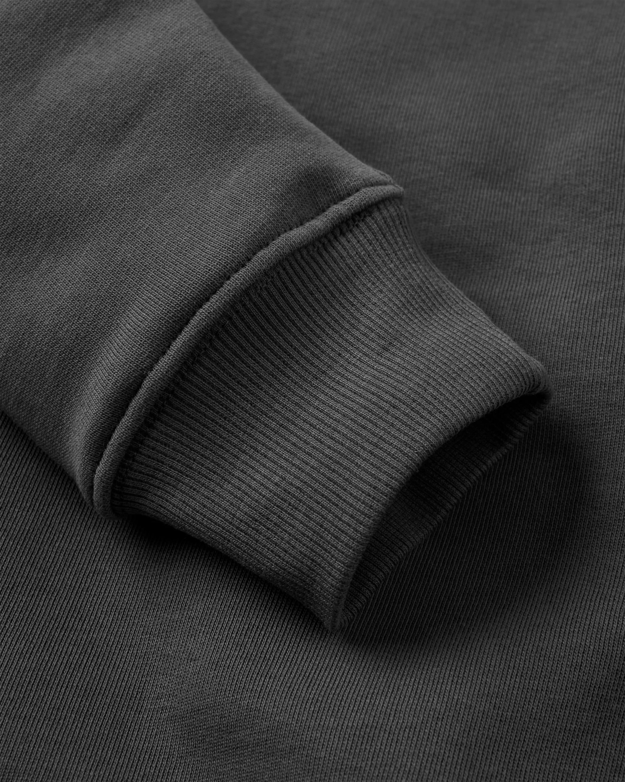 Waves & Trees Organic Cotton Sweatshirt - Charcoal - Flatlay