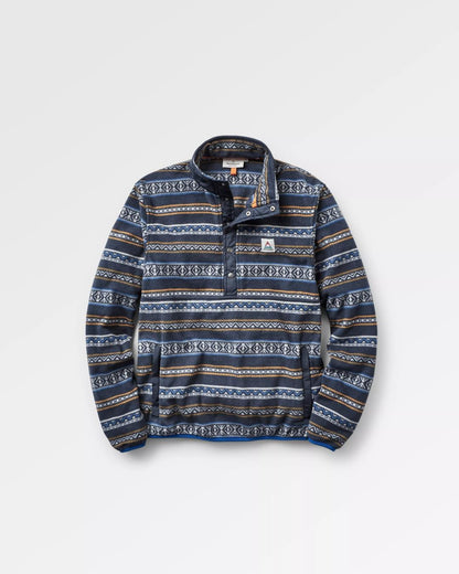 Adrift Recycled Polar Fleece - Midnight Fairisle